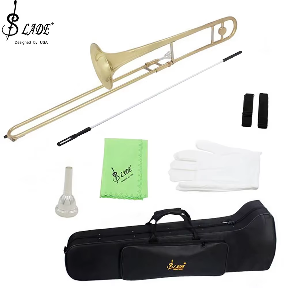 Musical Instrument Trombone - Trombone Alto Bb laqué or, Instrument