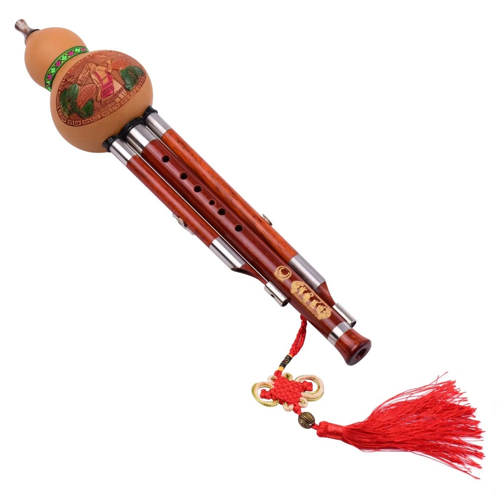 Musical Instrument In Chinese - Flûte à gourde Hulusi à 3