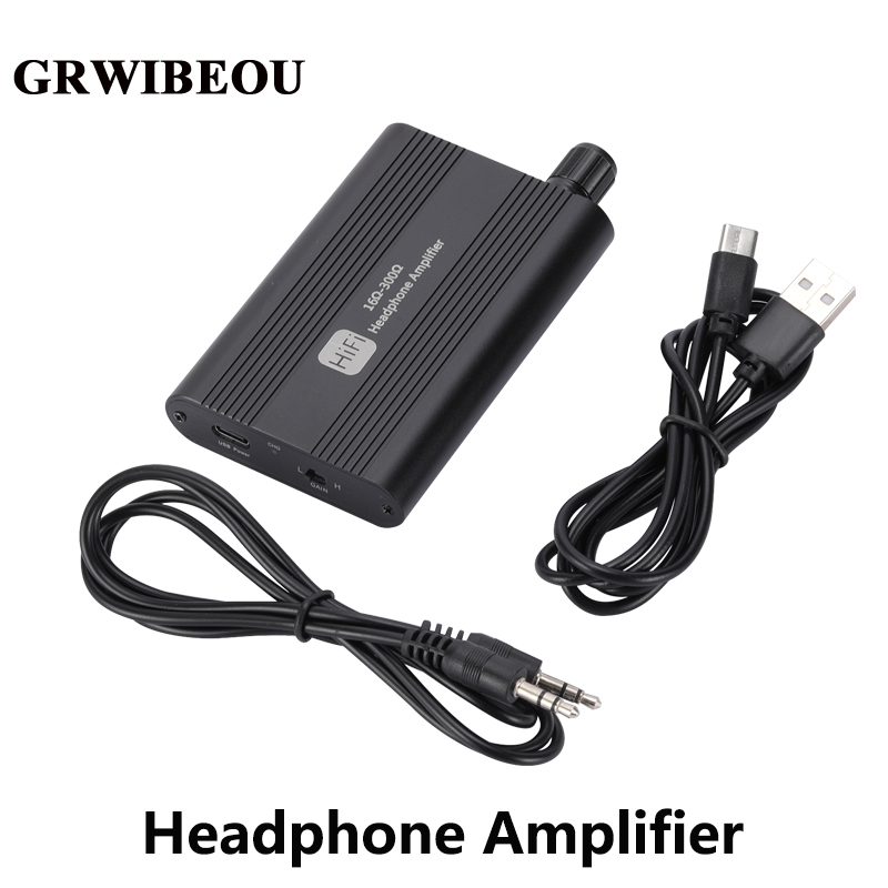 Musical Instrument Amplifier - Amplificateur d'écouteurs HiFi GRWIBEOU 16-300 Ohm,