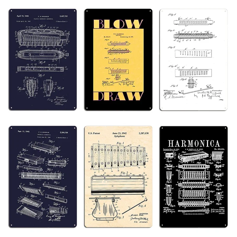 Musical Instrument In Drawing - Harmonica Hohner, Orgue à bouche, Instrument