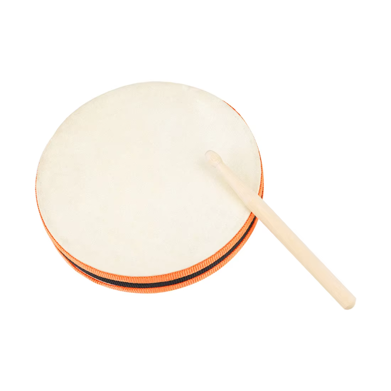 Tambourine Hand Drum - Tambour à main double face avec