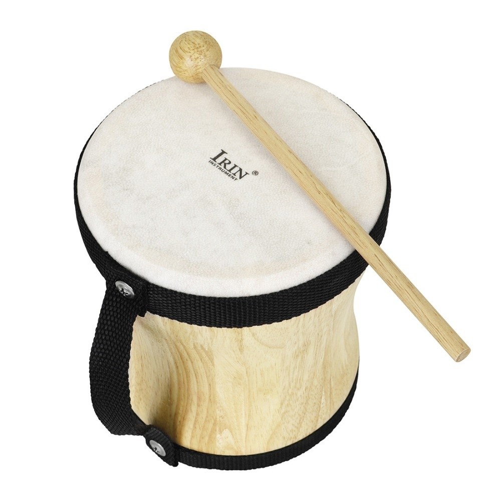 Tambour indien en bois avec pe - Tambourine Hand Drum avis et prix