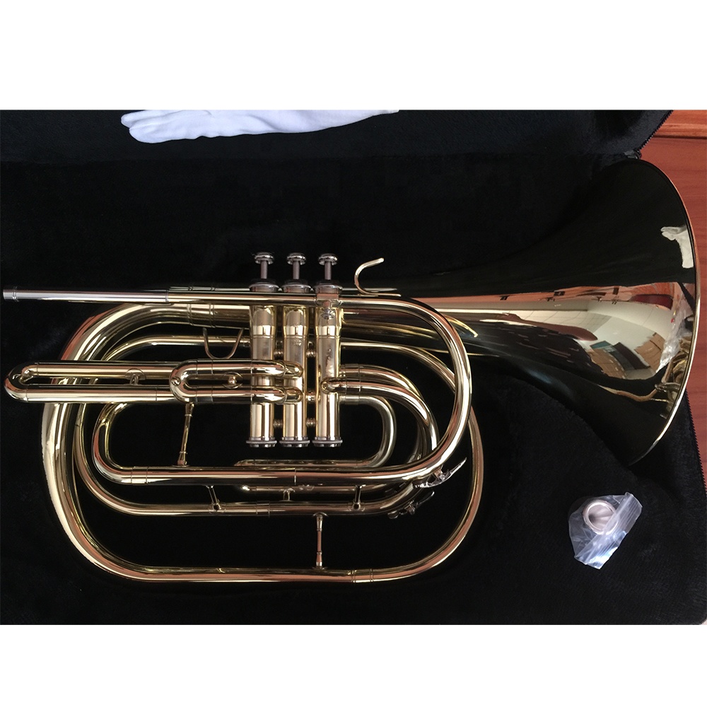 Bb Corne de marche laquée or,  - Musical Instrument French avis et prix
