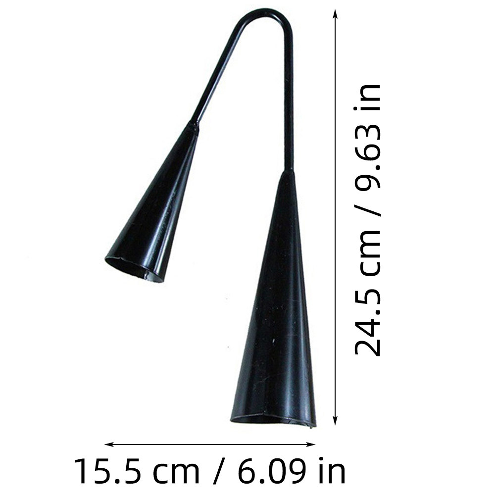 Cloche Agogo Bicolore Noire en - Musical Instrument Agogo avis et prix