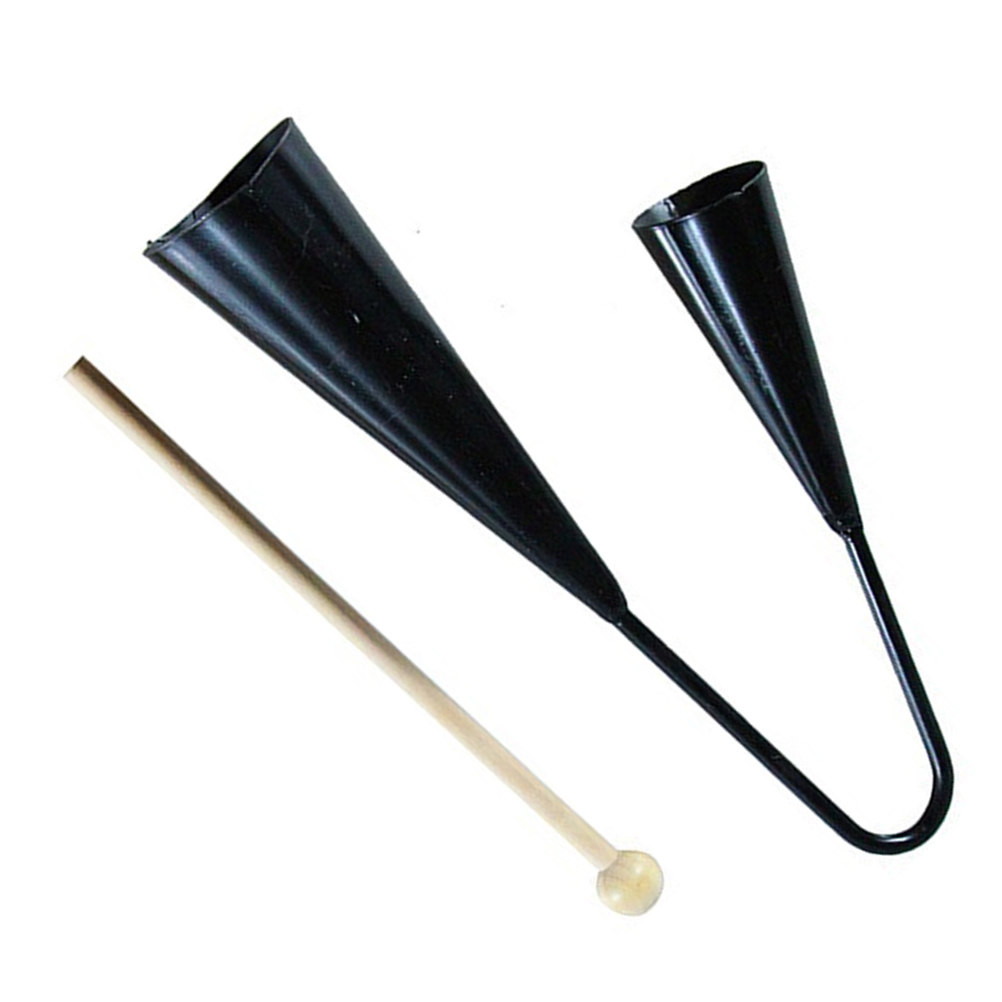 Cloche Agogo Bicolore Noire en - Musical Instrument Agogo avis et prix