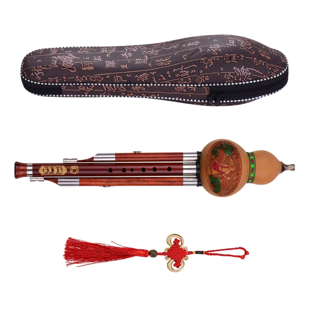 Flûte à gourde Hulusi à 3 tons - Musical Instrument In Chinese avis et prix