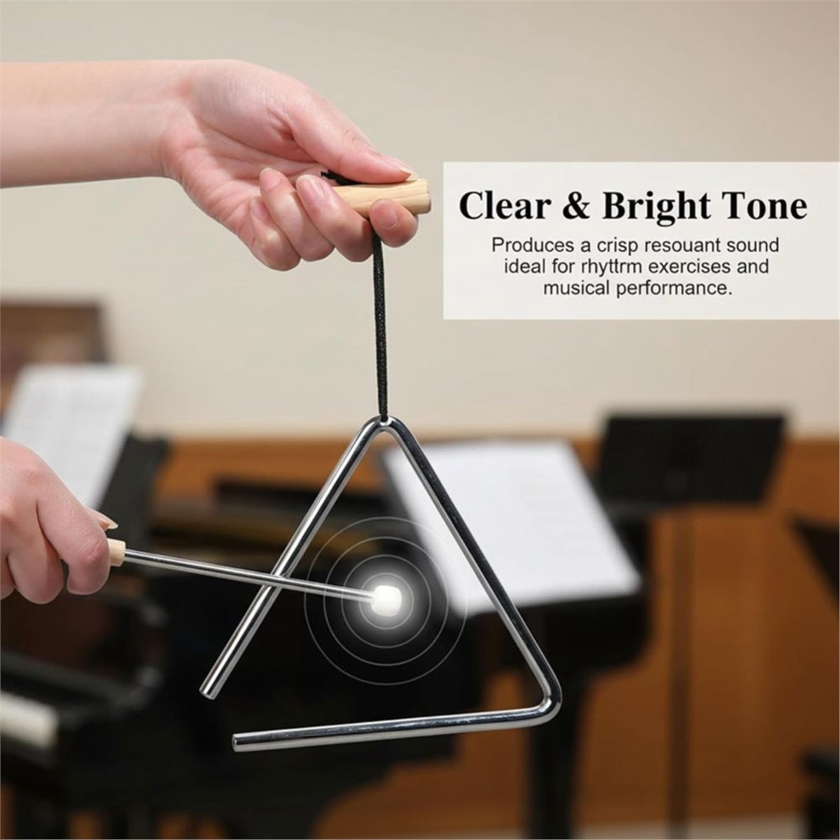 B72ABG 2PCS Triangle musical d - Triangle Beater Music avis et prix