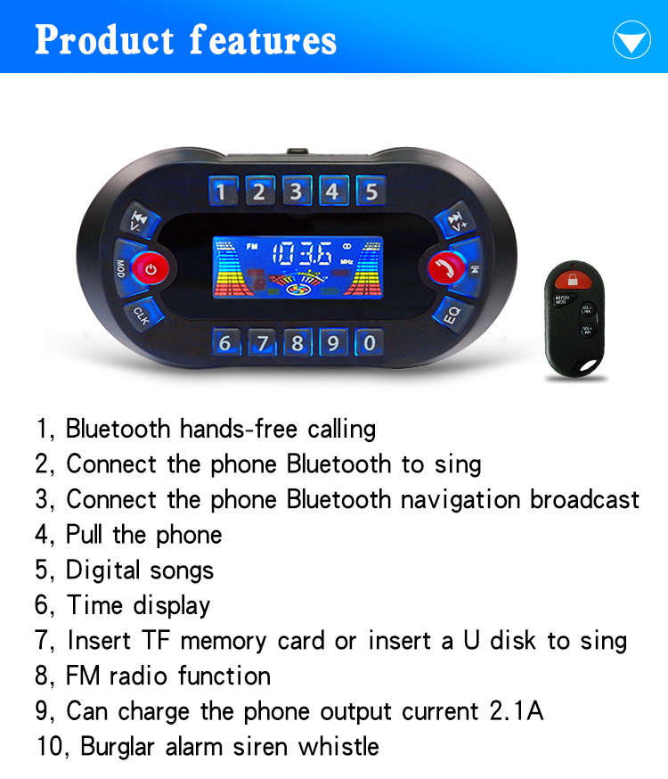 MT730 moto Bluetooth haut-parl - Musical Instrument Amplifier avis et prix