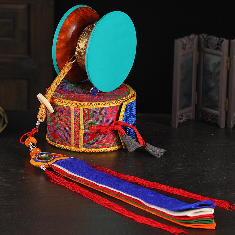 Tambourins népalais, tambour t - Tambourine Hand Drum avis et prix