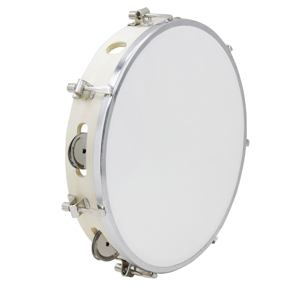 Tambour à cloche en bois massi - Tambourine Hand Drum avis et prix